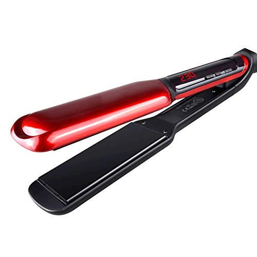 Plancha de pelo profesional cerámica roja 1.75 pulg miniatura 1