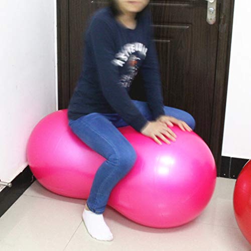 Bola de equilíbrio de 1 peça BesPORTBLE, bola de equilíbrio em forma de amendoim, bola de ioga, bola