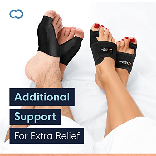 Copper Compression Bunion Corrector And Bunion Relief Kit. 1 Pair Of Bunion Cushions 1 Pair Of Bunion Splint Correctors. Bunion Pads Sleeve Big Toe Splint For Women Men Relief For Bunions, Feet (Large/Xl) #TOP5