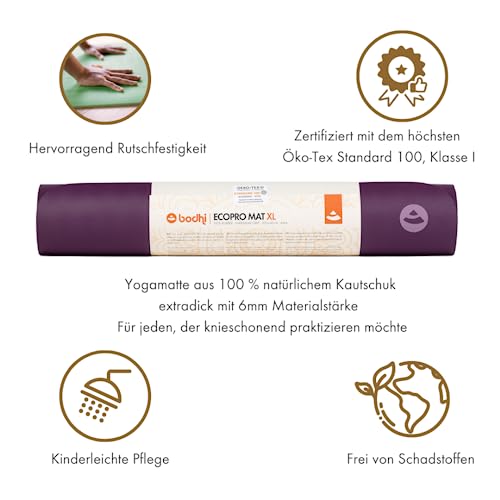 YOGATERIA Bodhi Tapete de Yoga Mat Borracha Natural Ecopro Diamond | 100% Borracha Natural | Super A