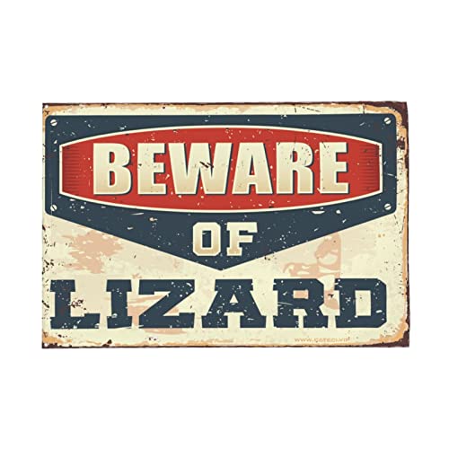 Drapeaux chambre garçon Beware of Lizard - Décoration grand format 152x244cm