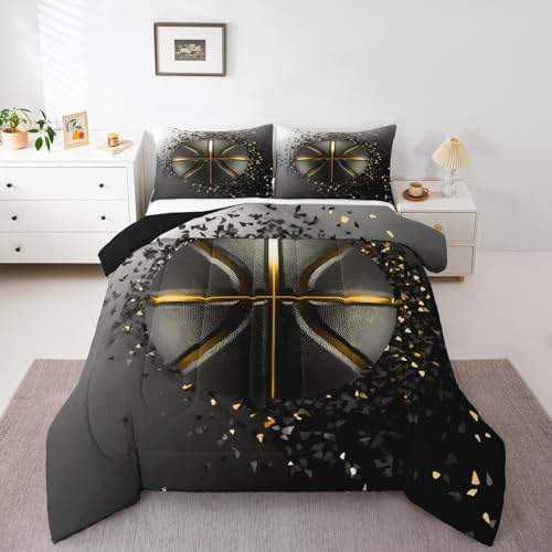 Image of Feelyou Basketball Cool Bedding Set Full Size for Kids Teens