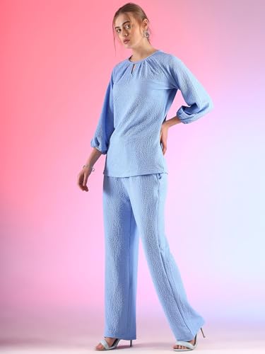 Image of Westhood Women's Polyester Bodycon Mini Co Ords Set