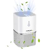 TOPELEK Air Purifier Air Cleaner, True HEPA and Active Carbon Filters, Noise Red...