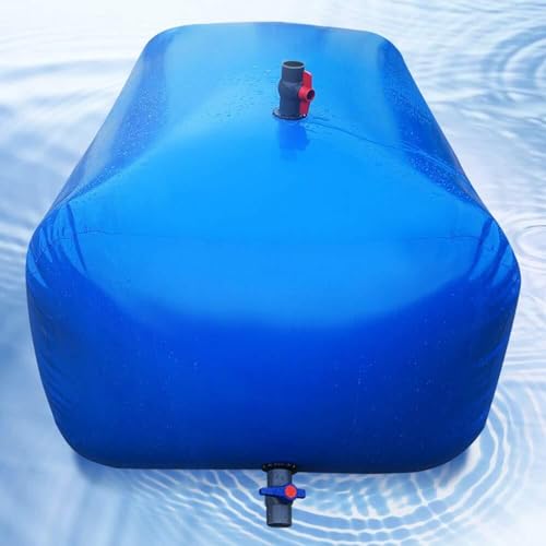 Réservoir d'eau de pluie portable pliable avec robinet d'irrigation - 3