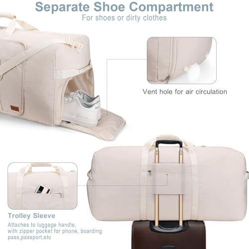 Image of 120L EXTRA LARGE Foldable Waterproof Travel Duffle Bag for Men and Women