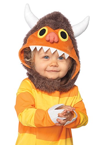 Leg Avenue Baby's Where The Wild Things Are Carol Costume, Brown/Orange, 12-18 Months
