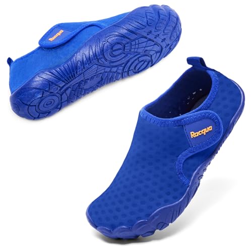 Image of Racqua Kids Water Shoes Girls Boys Quick Dry Beach Barefoot Swim Aqua (Little Kid /Big Kid)