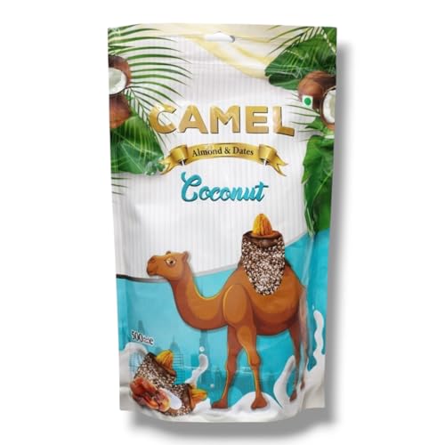 Image of Camel Almond & Dates Coconut Covered Chocolate 500g