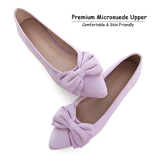 Image of Dear Time Women's Ballet Flats Dress Ballet Shoes Slip on for Office Work Comfortable Shoes