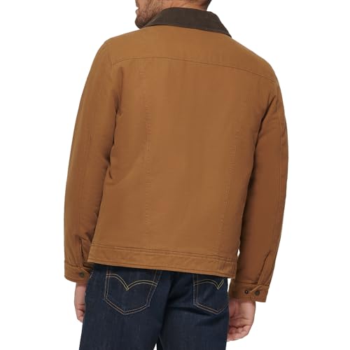 Image of Levi's Men's Workwear Cotton Canvas Corduroy Collar Depot Jacket