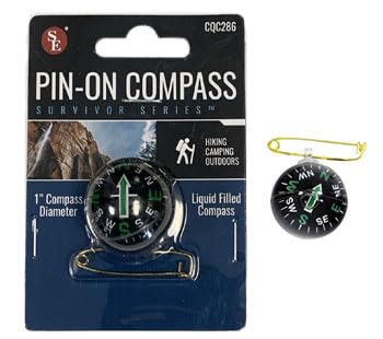 Brújula SE redonda líquida 1 pulg para outdoor miniatura 2