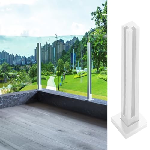 Poteau de garde-corps pour sécuriser balcon et piscine sans occulter la lumière