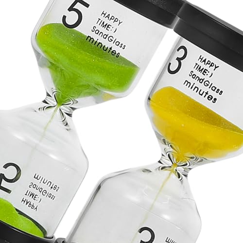 Minuteur de sable en verre ornement décoratif haut de gamme pour bureau - 4