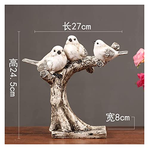 Figurine de table moderne en forme de cygne abstrait par RLKHXBS