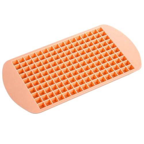 Molde mini para cubitos de hielo de silicona naranja miniatura 1
