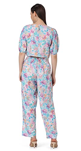 Image of Leriya Fashion Night Suit Set for Women Cotton, Night Dress, Lounge Wear,Printed Cotton,Top and Capri Set for Women,Women Nightwear