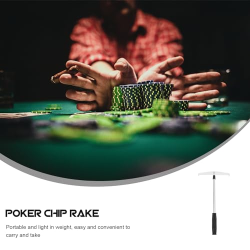 DOITOOL Poker- Chip- Push. Poker-Chip-Push-Chips Harrow Collector Teleskop-Poker-Chips-Sammelstange Spielsammlungen.