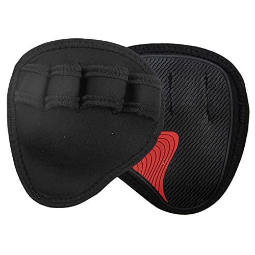 DLOULP 2Pcs Lifting Palms Dumbbell Grips Pad Unisex Anti-Skid Weight Training Glove Gym Workout Fitness Sports Hands Protectors