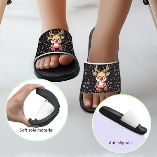 Image of Slides for Boys Girls Quick Drying Kids Slides Sandals Non-Slip