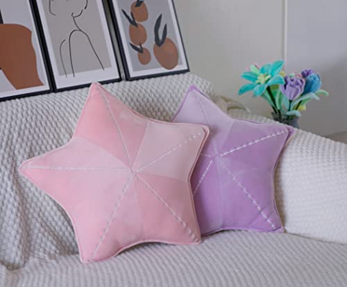 Hxiyan Starfish, Shell Pillow, Plush Cushion, Car Cushion, Waist Cushion, Interesting Characteristic Chair Cushion (Star Purple, 19.6In) #TOP2