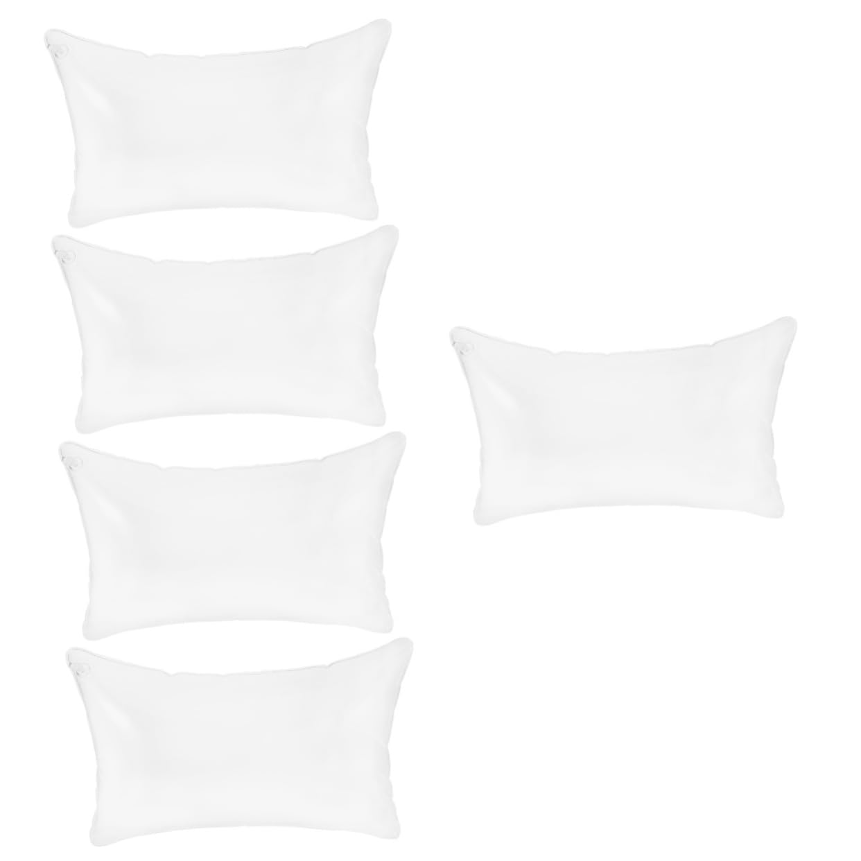 INOOMP 5pièces Camping Oreiller Gonflable Transparent Coussin De Voyage Compact Et Ergonomique pour Activités De Plein Air
