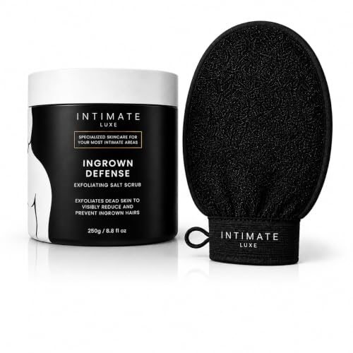 Ingrown Hair Scrub & Exfoliating Mitt Bundle for Smooth Skin & Razor Bumps image 4