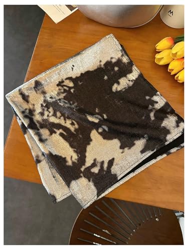 Women's Sparkly Metallic Scarf Shiny Square Bandanas Head Hair Scarves4