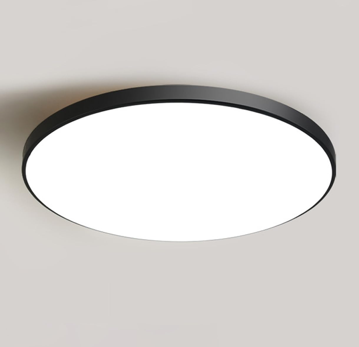 Round LED Ceiling Lights, Modern Bathroom Lighting Small Corridor Dome Lamp Waterproof Daylight Ultra-Thin 2 CM for Hallway Outside Porch Bedroom Balcony Office Garage Ø23CM 18W White 6500K
