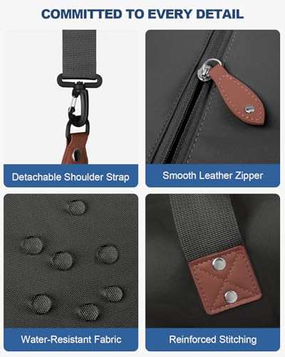 Travel Duffle Bag, Waterproof Weekender Overnight Hospital Bags for Women Men with Toiletry Bag Lightweight Carry on Personal Item Duffle Gym Bag for Travel, Airplanes, Sports 5