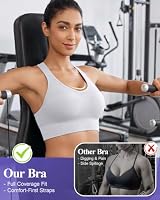 GYMNEEDY Sports Bras for Women High Impact Supportive Workout Running Bra — image 5