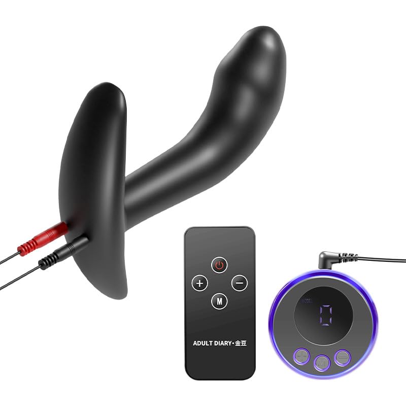 Bondage Masters E-Stim Electro-sex prostate massager with anal plug, remote control and rechargeable
