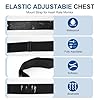 Lotbun Fascia Elastica Regolabile (70 cm a 105 cm) per Cardiofrequenzimetro per Garmin, Wahoo, Polar H10 H9, Coospo,Magene, Bryton,LIVLOV (1) #4