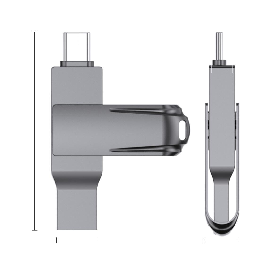 Zinc Alloy USB 3.0 high-Speed Mobile Phone Computer Camera 2-in-1 Card Reader Multifunctional Card Reader SD/TF (Gun Metal USB 2.0)