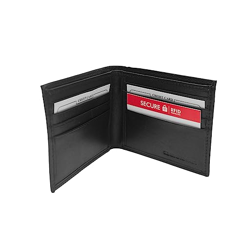 Treasure Gurus Black Maltese Cross Firefighter Money Holder Mens Slim Leather Credit Card Wallet2