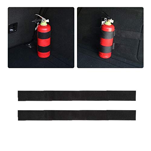 FENGFENG Sun Can 4Pcs/Set Car Fire Extinguisher Sticker Nylon Tape Belt Net Bandage Car Tape Belt Bandage Car Trunk Boot Fire Extinguisher Tape (Color : 4pcs)