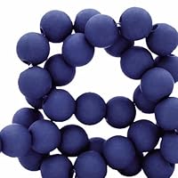 600 Matte Acrylperlen Lila, 6 Mm – Zum Basteln Von Armbändern, Schmuck, Für Kinder & Erwachsene