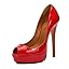 Red Peep Toe