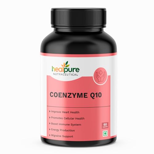 Coenzyme Q10 (CoQ10) 100mg Supports Heart Health and Vascular Health Veg 60 Capsules