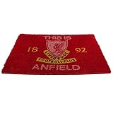 Liverpool FC This is Anfield Doormat LFC Türmatte Rot 40x60cm
