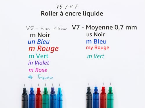 Pilot Hi Tecpoint V5 Stylo roller pointe fine 0 5 mm Pack Promo 16 + 4 OFFERTS - vue 5