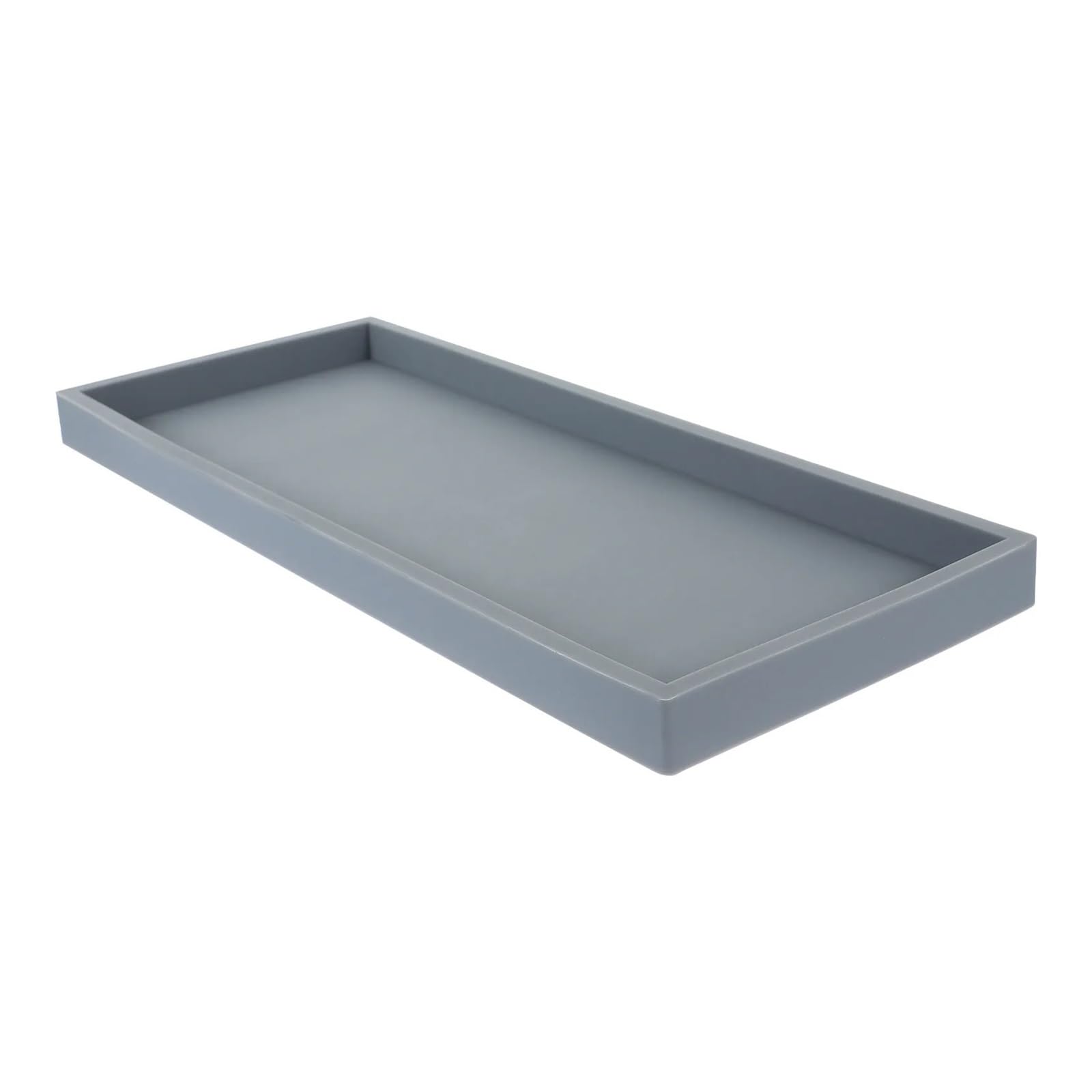 2Pcs Silicone Storage Tray For Bathroom Countertop