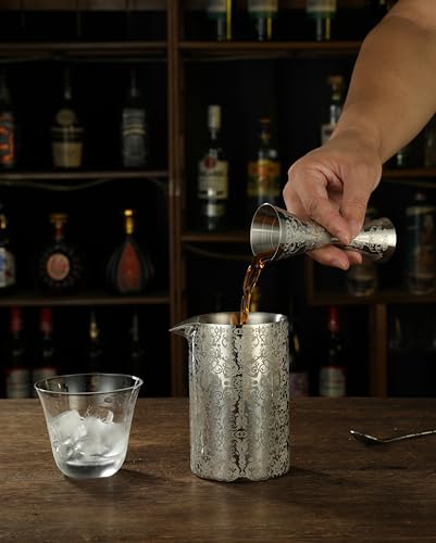 Vaso mezclador para cócteles de acero inoxidable 18oz miniatura 4