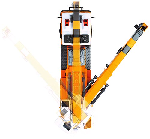 Dickie Toys 24" Light and Sound Construction Crane Truck (With Moving Ladder)