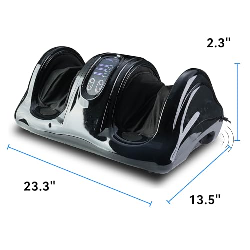 Masajeador de Pies Gecheer con Técnica Shiatsu y Control Remoto - Masaje Profundo de Amasamiento y Rodado para Pies, Tobillos y Pantorrillas, Alivio del Dolor y Estimulación de la Circulación miniatura 4