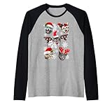 Photo Gallery christmas cats in christmas hats snowflake jumble collage maglia con maniche raglan Photo Gallery christmas cats in christmas hats snowflake jumble collage maglia con maniche raglan