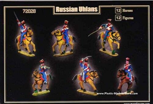 MsF Bundle lot Mars Figures 72028+72029 Napoleonic Russian Uhlans miniatura 5