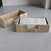 Natural Travertine Napkin Holder 9.8