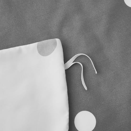 Hafaa Double Duvet Set Soft Printed Bedding Set Brushed Microfiber Duvet Cover with Pillowcases (Doted 200x200 CM) - Cosy Home Interiors Hafaa Double Duvet Set Soft Printed Bedding Set Brushed Microfiber Duvet Cover with Pillowcases (Doted 200x200 CM) - Image 7