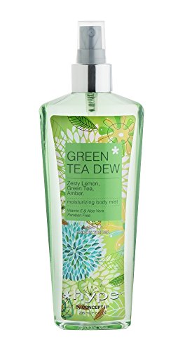 hype Green Tea Dew Body Mist, Green Tea